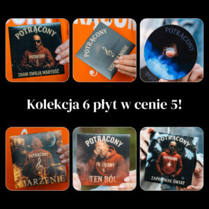 Zestaw 6 płyt POTRĄCONEGO – płacisz za 5, dostajesz 6!
