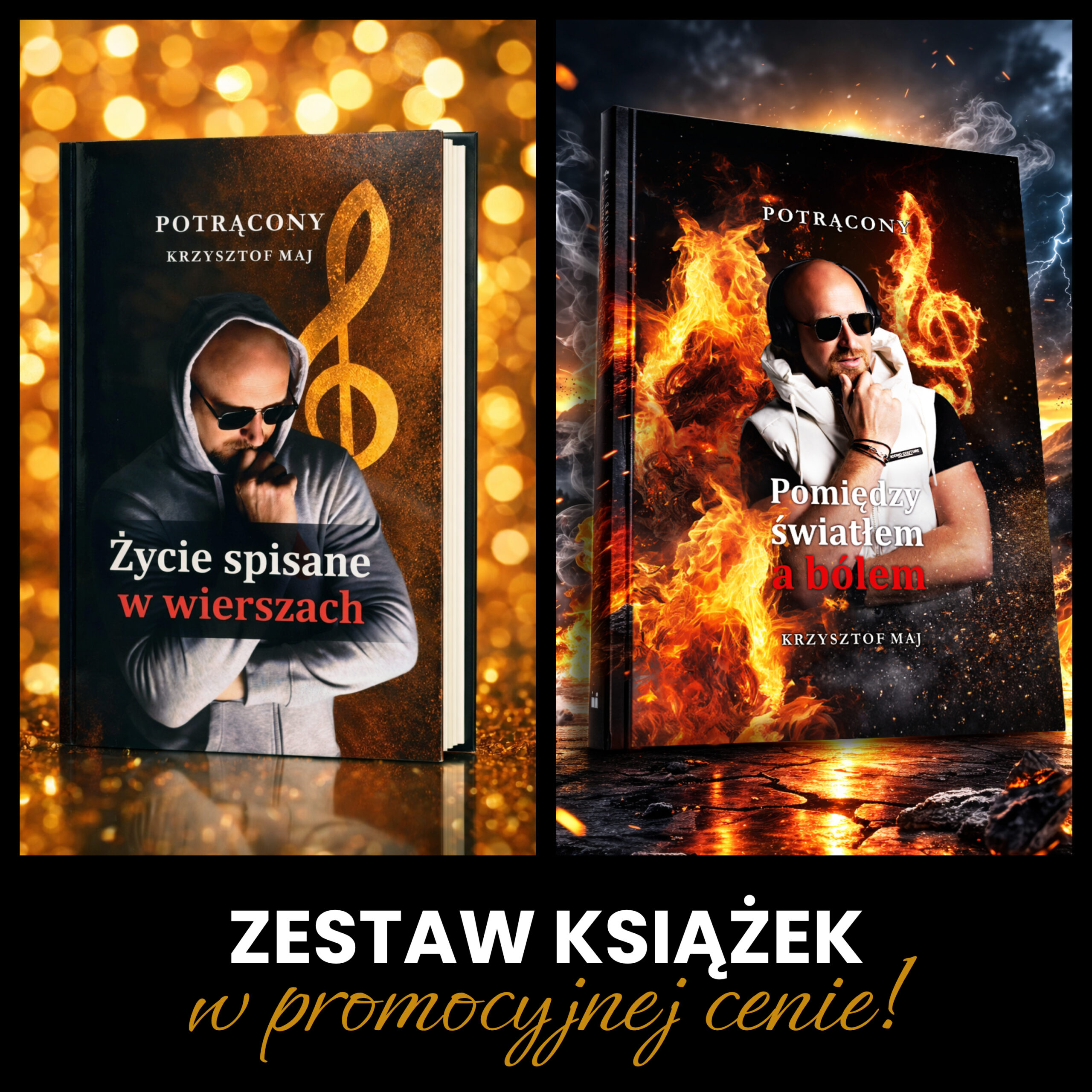 To nie są zwykłe tomiki poezji. To zapis drogi – szczerej, momentami trudnej, ale autentycznej podróży przez życie i emocje.